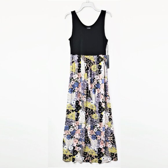 NWT NICOLE MILLER NY Floral Tank Maxi Dress - Picture 4 of 5